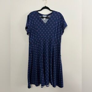 Karina Purple Travel Dress, Size 2X.